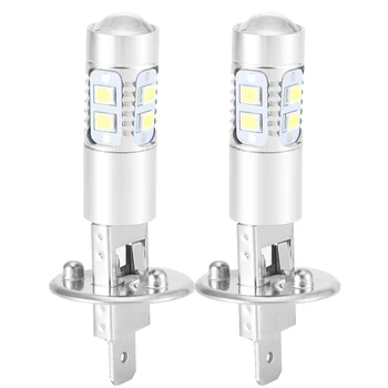 

2x H1 6000K 100W Super White LED Car Headlight Bulbs Driving Light Foglight