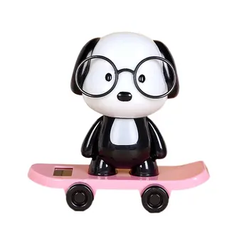 

Car Ornament Solar Powered Cartoon Design Automobile Auto Dashboard Decoration Cute Dashboard Decoration Cute Car Accessories