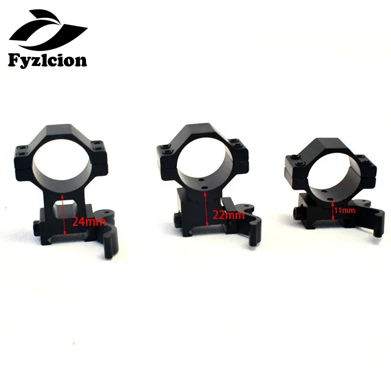 

Hunting 30mm/25.4mm 1" Quick Release Scope Mount Ring Adapter Fit 20mm Picatinny Weaver
