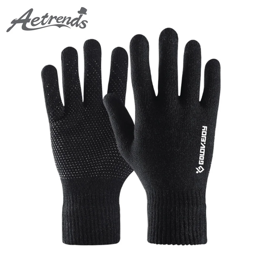 

[AETRENDS] Winter Gloves Windproof Warm Touch Screen Gloves for Men Women Cycling Running Outdoor Activities O-0054