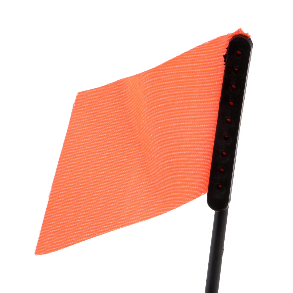 ABS Ice Fishing Tip-Up Ice Fishing Rod with Hole Cover and Orange Flag