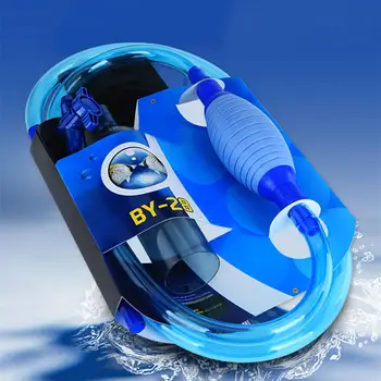 

Tank Cleaner Tools Aquarium Siphon Gravel Cleaner Fish Safe Tank Vacuum Pump Water Change Switch Filter Tank Supplies