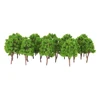 Lots 20 Plastic 1/160 N Scale Tree Model for Parking Building Railway Accs 2