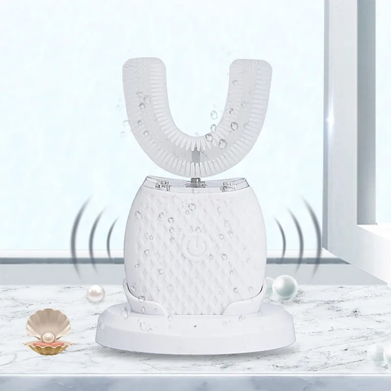 360 Degrees Intelligent Automatic Sonic Electric Toothbrush USB Rechargeable Ultrasonic U Type Tooth brush Clean teeth whitening 360 Degrees Intelligent Automatic Sonic Electric Toothbrush USB Rechargeable Ultrasonic U Type Tooth brush Clean teeth whitening
