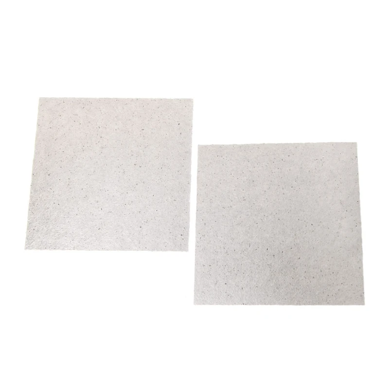 2 Pcs 5.1"x 5.1" Microwave Oven Mica Sheets Repairing Accessory Plates Sheets
