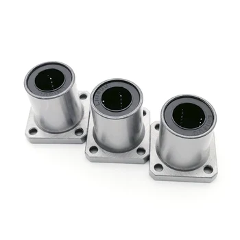 

4pcs/lot LMK6UU LMK8UU LMK10UU LMK12UU flange linear bearing CNC Linear Bush for 3D printer part linear shaft