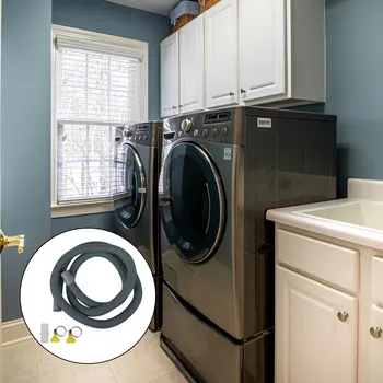 

2m Universal Fully Automatic Washer Washing Machine Hose Drain Pipe Down Pipe Outlet Pipe Extended Extension Tube