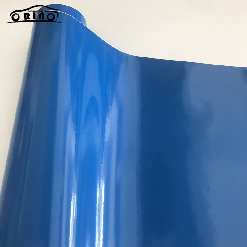 Dark Blue Gloss Vinyl Wrap Sticker-3