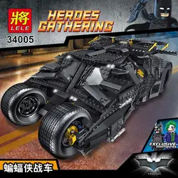Lele Trump 34005 супергерой Бэтмен бронированные транспортные средства детские образовательные собранные строительные блоки игрушки 07060