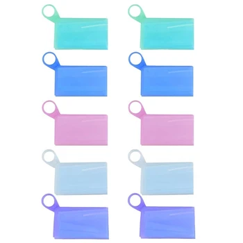 

Mini Organizer Storage Case - Silicone Health Keeper Bag Clip Folder Container 10Pcs
