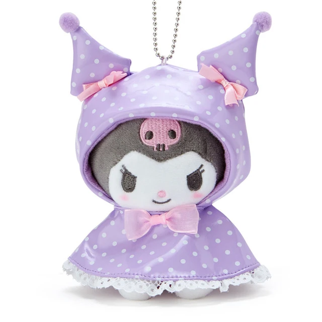 New Kawaii Anime Mymelody Kuromi Pochacco Onpompurin Cinnamorol Plush Doll Keychain Pendant Toy Kids Birthday Christmas Gift 2