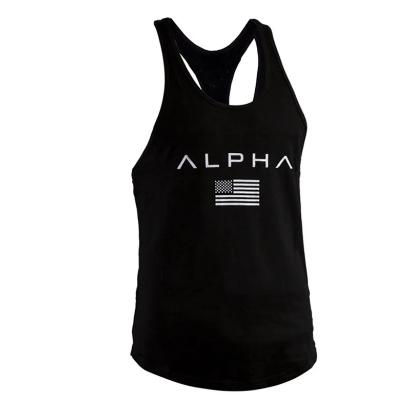 

Brand Sports Running Vest Men Tank Tops Men's Stringer Bodybuilding Y-Back Muscle Fit Gym Tank Top Workout Fitness Men Singlet