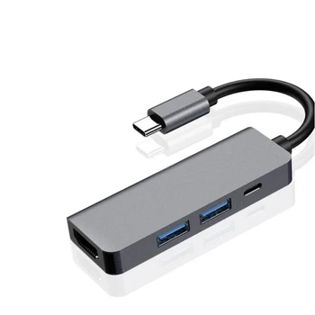

USB 3.1 Type-C to 4K HD HDMI USB-C USB 3.0 3in1 HUB Charging Port Adapter Cable