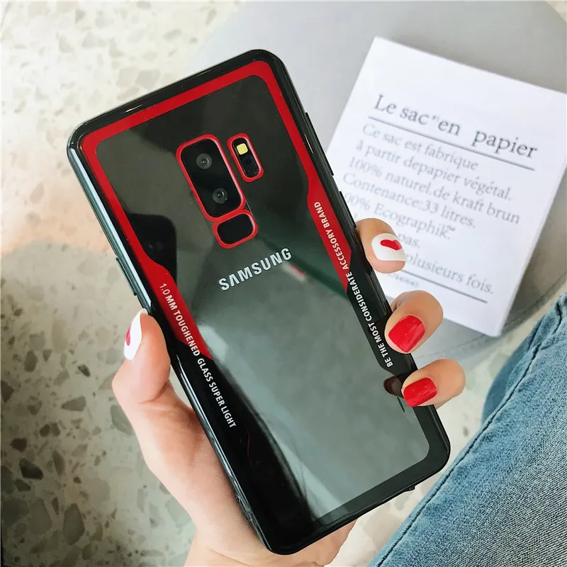 Olhveitra Cover For Samsung S10 S9 S8 Plus S10E Case Soft Transparent Shockproof Galaxy Note 8 9 10 Pro Funda | Мобильные телефоны