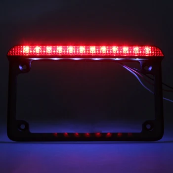 

Universal License Plate Frame Cover LED Super bright 1pc Aluminum billet