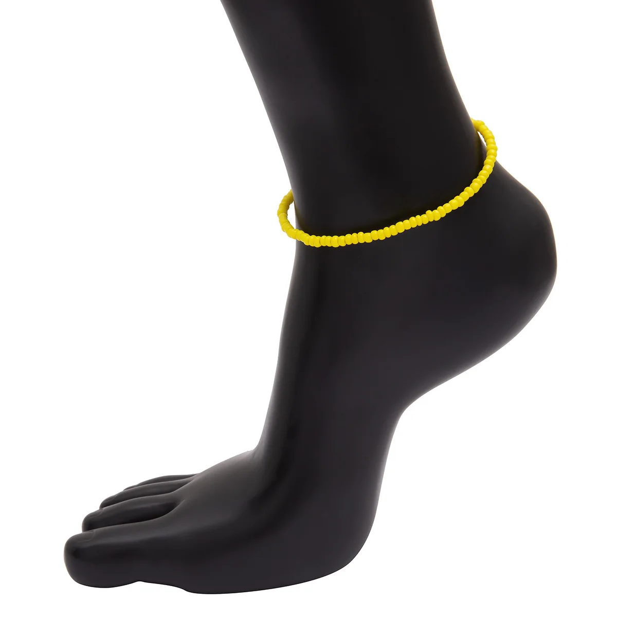 Новинка, милое простое колье ручной работы в богемном стиле, воротник с бусинами, женское разноцветное ожерелье с бусинами на шею - Окраска металла: Anklet Yellow