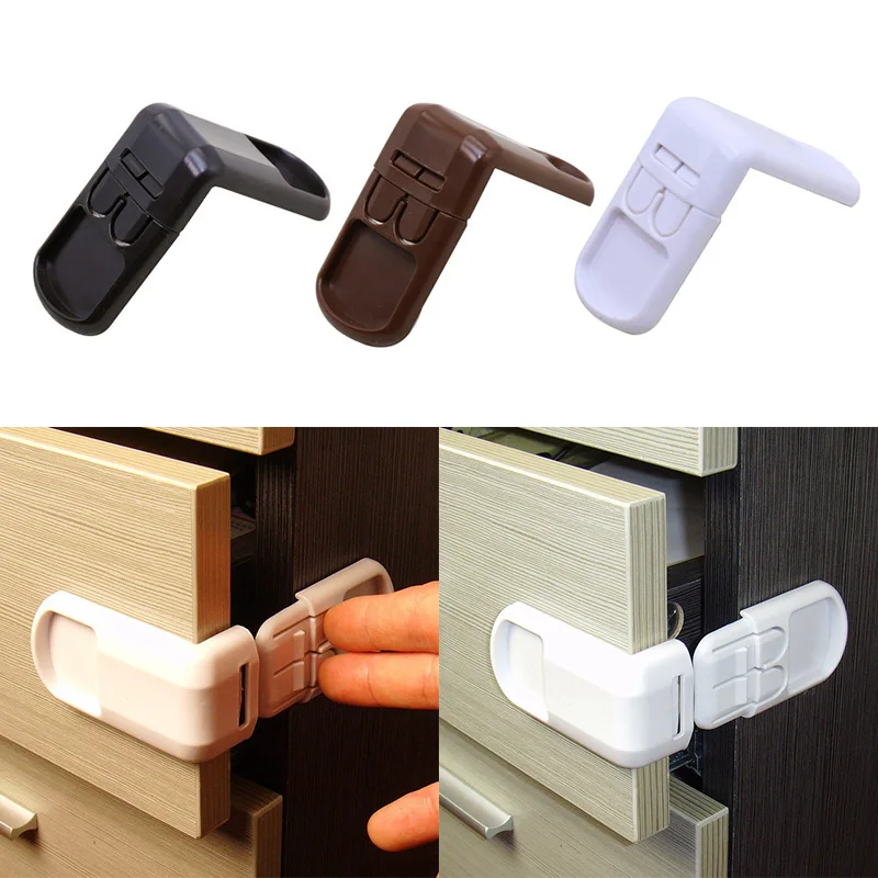 

MultifunctionalChildren's Safety LockWardrobe lock doorlock90 degree right angle lock degree lockFor KidsSafety Care