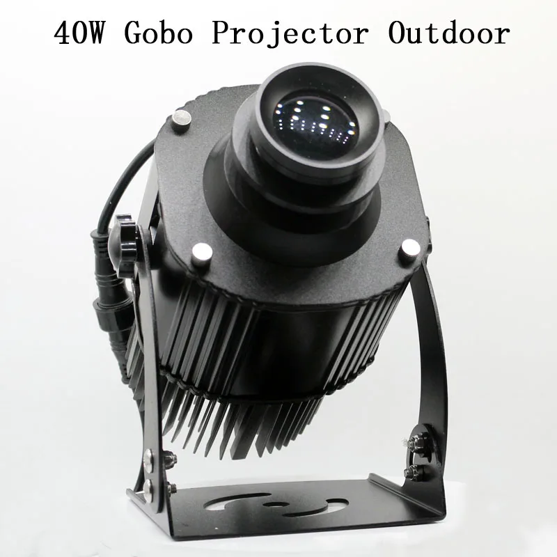 40W waterproof rotating LED GOBO Projector 220v Advertising Logo Light for outdoor use with 1 color - 4000317202257