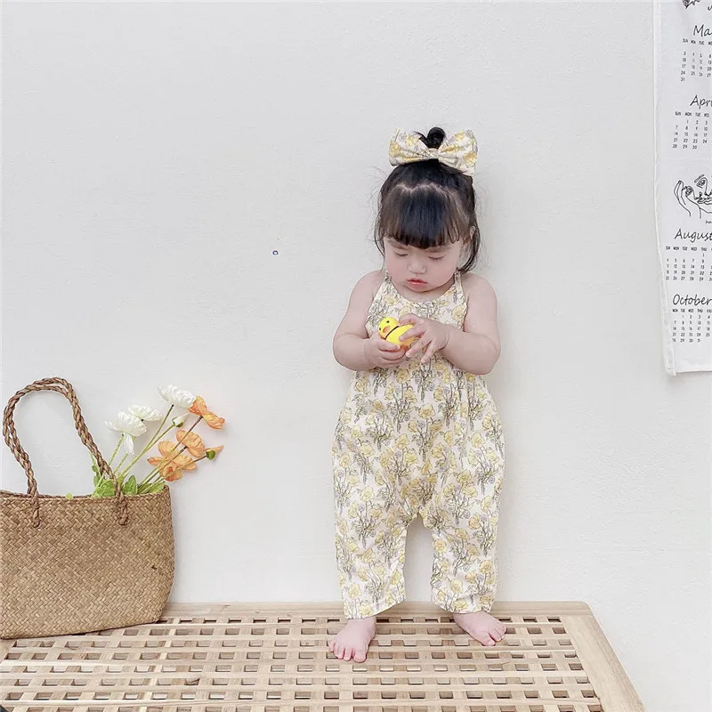 

Baby onesies summer floral baby girl clothes cotton baby clothing baby romper climbing outfits newborn Jumpsuit