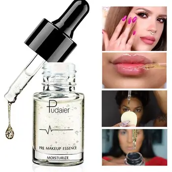 

Primer Makeup Oil Control Matte Make Up Face Base Cream 24K Gold Professional Pores Foundation Primer for Face and Lip Cosmetic