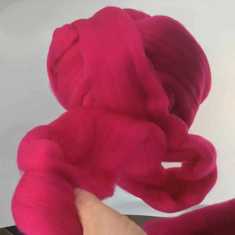 Супер мягкое теплое вязаное одеяло ручной работы из толстой пряжи шерстяное объемное вязаное одеяло зимний диван-кровать домашний декор пледы одеяло s - Цвет: rose red