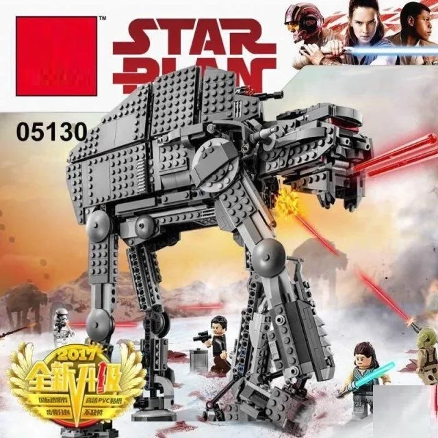 

New 05130 Star Wars Series First Order Heavy Assault Walker Building Block Bricks Compatible With Legoinglys 75189 StarWars toys