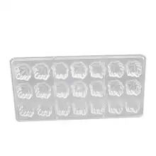 Pastry Tool Maple Leaf Shape Chocolate Mold Clear Polycarbonate Chocolate Mold Plastic Mold Handmade Chocolate Mold