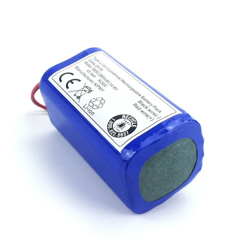 2600mah--Batterie Lithium 14.8v , Pour Aspirateur Robot Ilife A4 A4s V7 A6 V7s Plus, Capacité