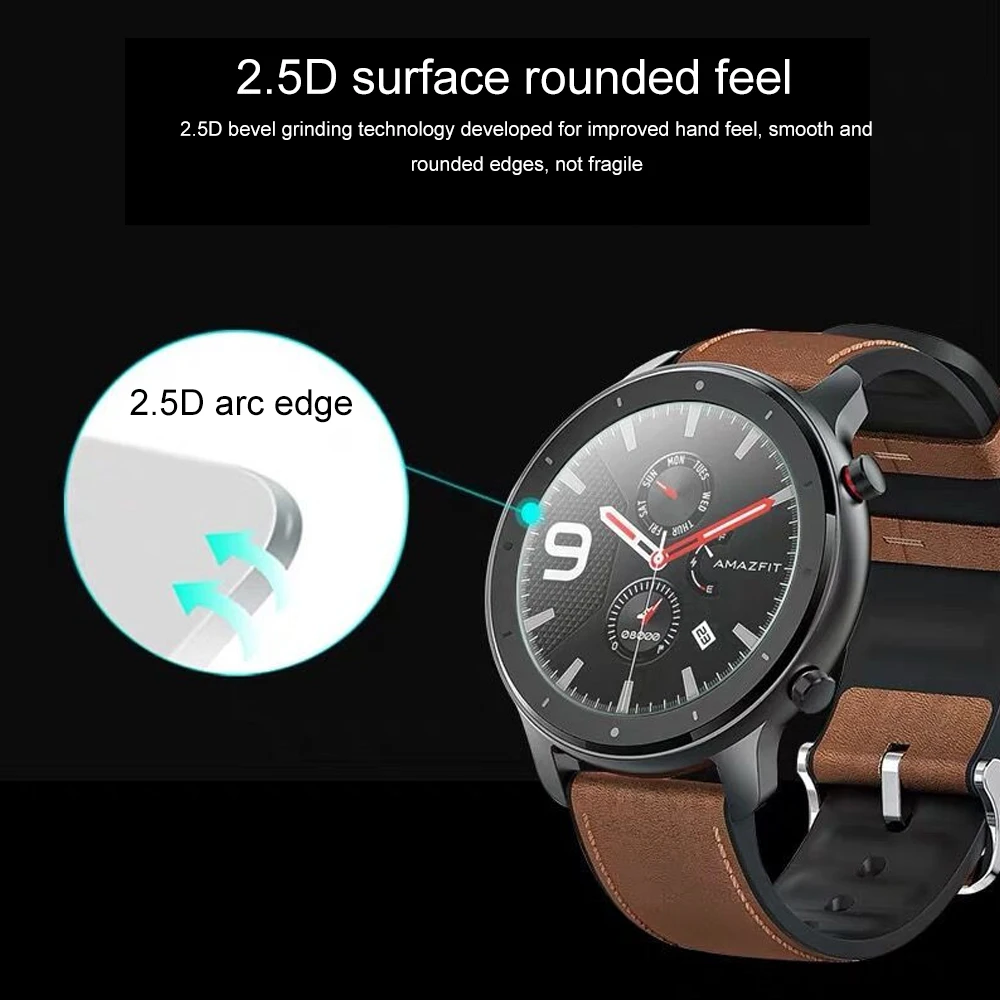Стекло Hangrui для XiaoMi Amazfit GTR 47 HD прозрачное закаленное стекло мм 42 защитная пленка