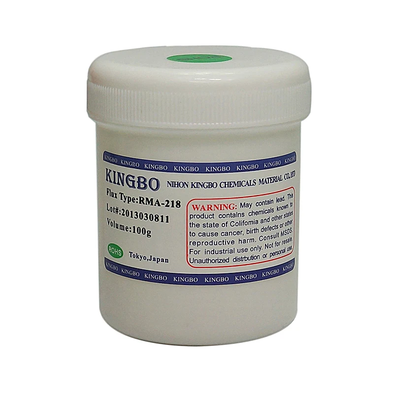 Kingbo RMA-218 BGA Solder Flux Paste Solder 100g BGA IC SMT Reballing Tools stick welding stinger