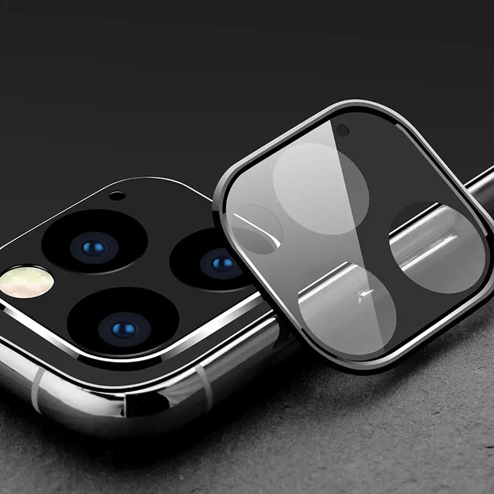 Новая защитная пленка для задней камеры для IPhone 11 Pro Max, защитная пленка из закаленного стекла, металлический защитный чехол для задней линзы, аксессуары