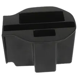1 шт. Автомобильный держатель для чашки, коробка для хранения, органайзер, черный АБС пластик для Jeep Renegade 2016-2019, автомобильный интерьерный