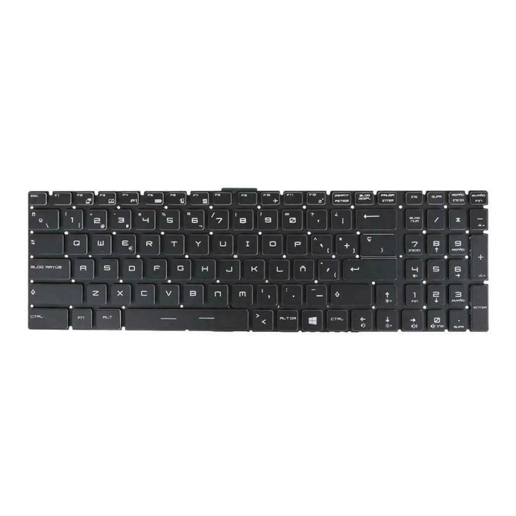 Для ноутбука MSI GS70 GE72VR испанская клавиатура с красочной подсветкой SP