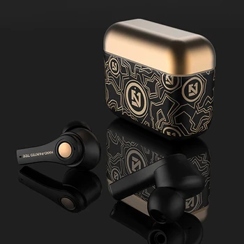 

Hand drawn style Wireless Earphones TWS Bluetooth 5.0 in-Ear Deep Bass Earbuds Built-in Mic Headset with Smart Touch Control