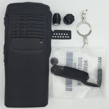 10xBlack Корпус Чехол передняя крышка в виде ракушки поверхность+ Пылезащитный чехол+ ручка для Motorola GP340 иди и болтай Walkie Talkie радио аксессуары