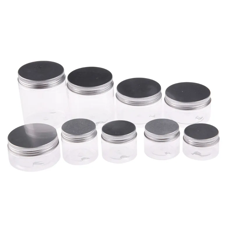 

30ML-250ML Aluminum Cap Cosmetic Tin Pot Lip Balm Jar Containers Oil Wax Empty