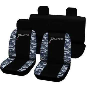 

COPRISEDILI AUTO SPECIFICHE FIAT PUNTO EVO FODERE NERO - MIMETICO BLU
