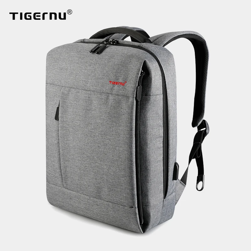 Tigernu бренд Тонкий Рюкзак USB зарядка Женщины 14 дюймовый Ноутбук Рюкзаки