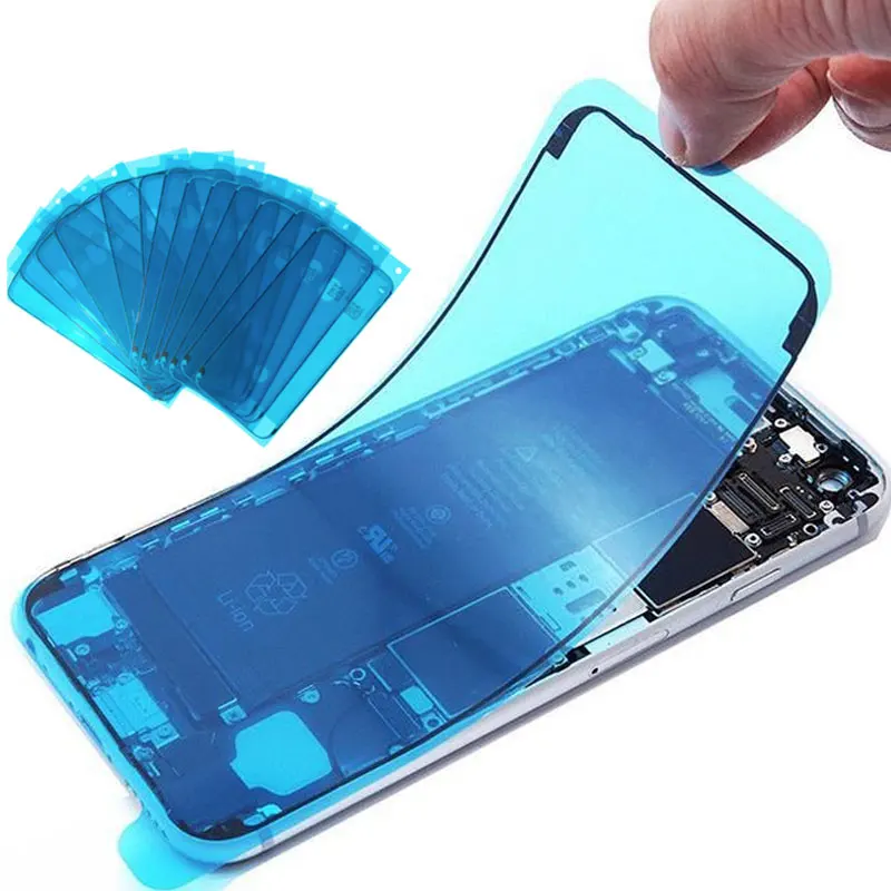 50 шт. водонепроницаемый стикер для iPhone 7 Plus 8 8P 6S X XR XS 11 Pro MAX ЖК-дисплей рамка уплотнительная лента клей ремонт 3 м