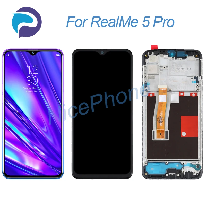 

For RealMe 5 Pro LCD Screen + Touch Digitizer Display 2340*1080 RealMe 5 Pro LCD Screen Display
