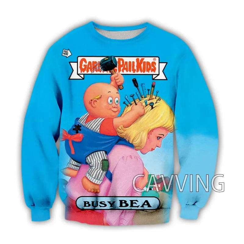 

CAVVING 3D Printed Garbage Pail Kids Crewneck Sweatshirts Harajuku Styles Tops Long Sleeve Sweatshirts for Men/women C03