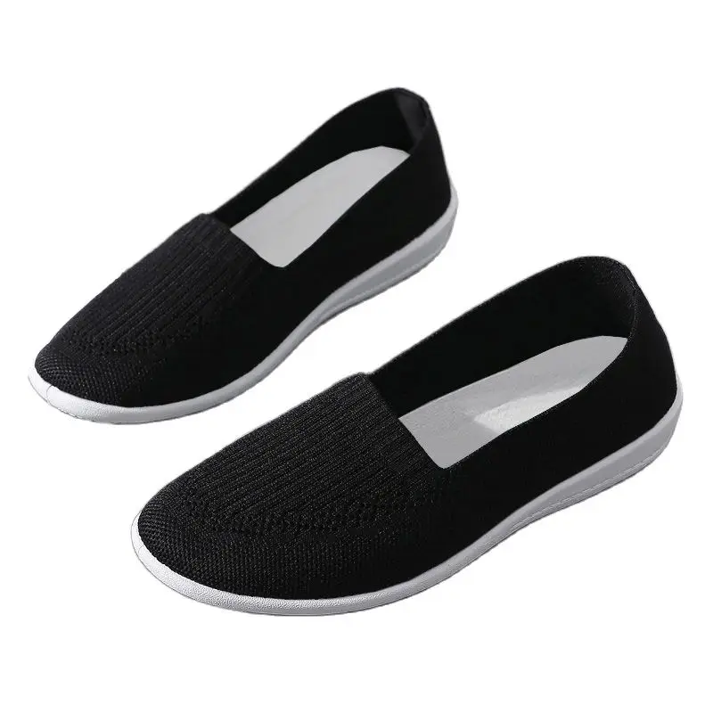 Women Casual Boat Shoes Ladies Slip On Ballet Flats Comfy Soft Zapatos Mujer Black Walking Footwear 2021 Spring New Loafers