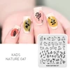 KADS Chinese Nail Stamp Plate Lotus Snake Dragonfly Mixed Pattern Nail Art Image Design Tools Stamping Template Stencil Plate 2