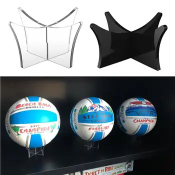 

Acrylic Clear Ball Display Sphere Stand Transparent Ball Holder Showcase For Basketball Football Soccer Rugby Showcase