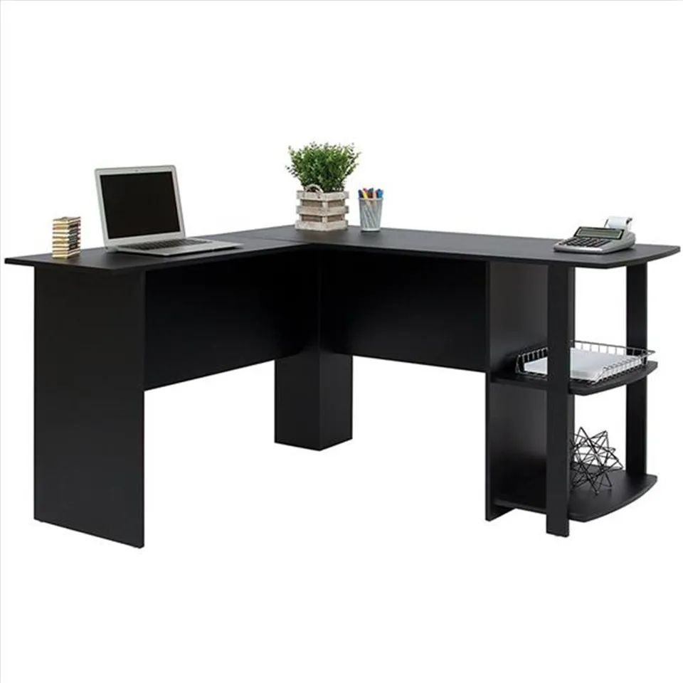 High Quality FCH L Shaped Wood Right Angle Computer Desk With Two - High Quality FCH L Shaped Wood Right Angle Computer Desk With Two