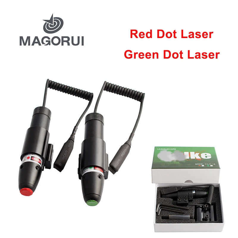 Laser Sight Rail-Mount Hunting-Accessories Green Dot Airsoft MAGORUI Air-Guns Red