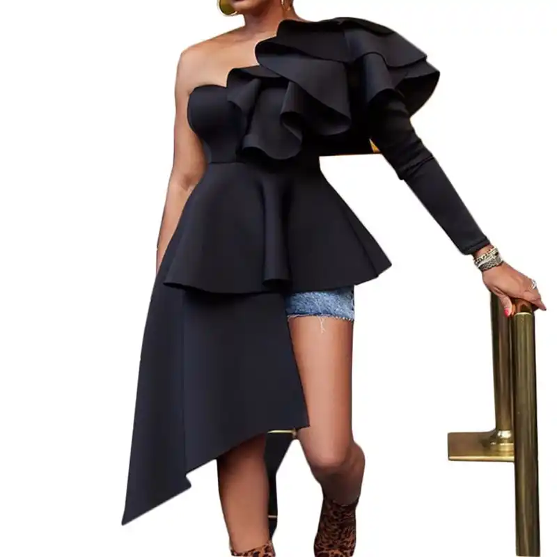 blusas asimetricas elegantes