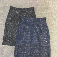 Новинка, женская модная сексуальная юбка с пайетками, 1010