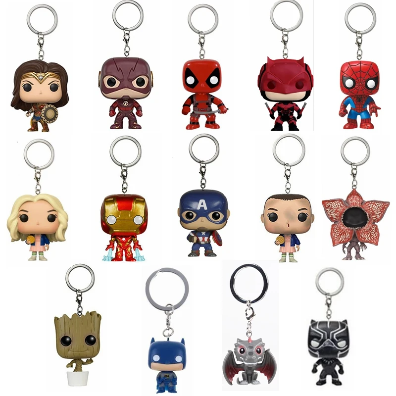 Новинка брелок оригинальная коробка фигурка героя Marvel Мстители чудо-женщина