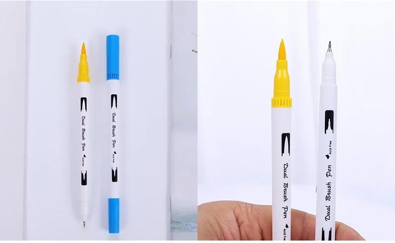 Прямая поставка 100 цветные маркеры сканирующая маркерная кисть для рисования; ручка для рисования акварельные маркеры tombow маркеры